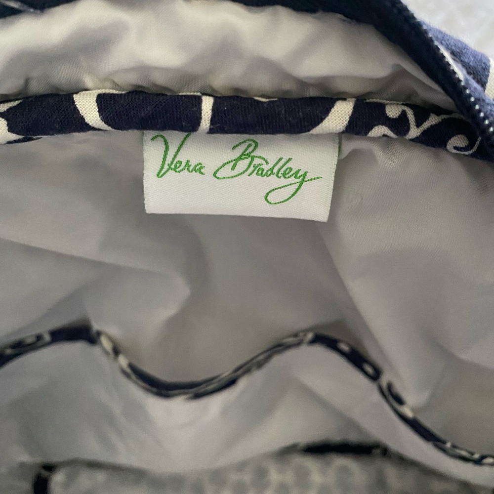 Vera Bradley Twirly Birds (Retired) Navy Cotton Diaper Bag EUC - Picture 8 of 10